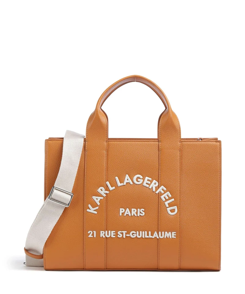 Karl Lagerfeld K/Rue St Guillaume Medium Borsa a mano dark orange/sienna