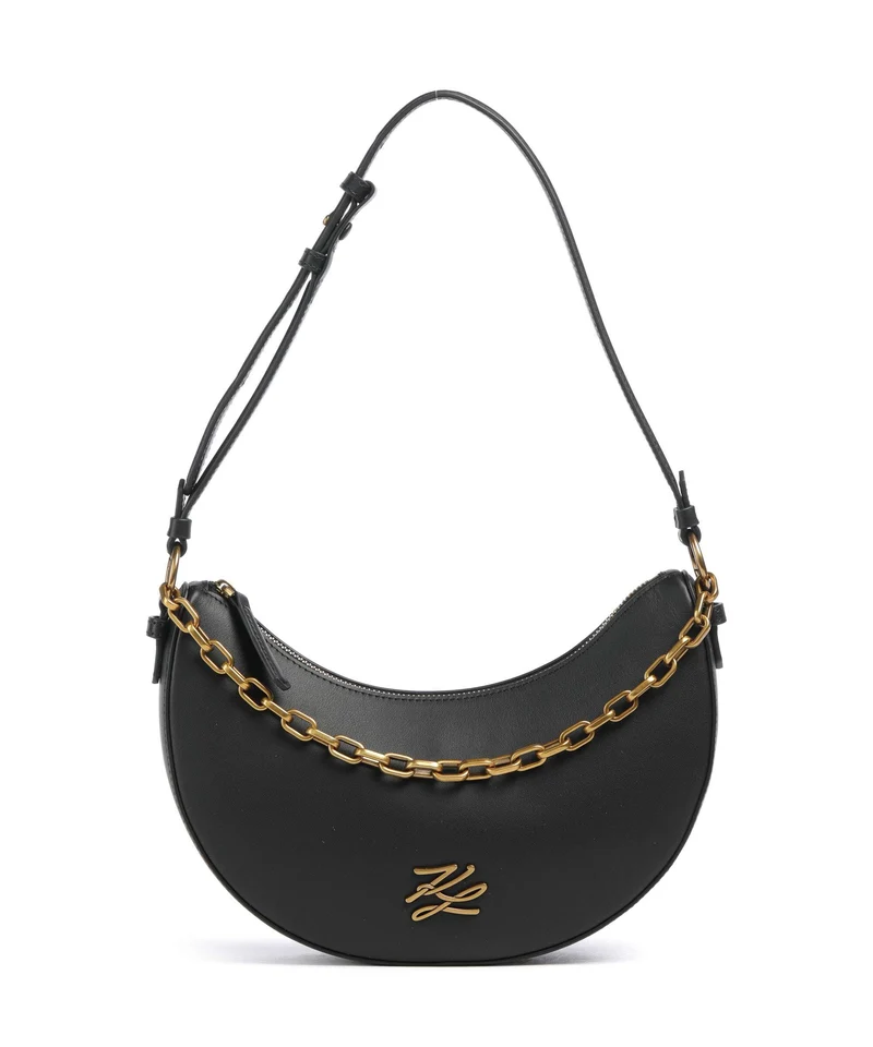 Karl Lagerfeld K/Autograph Medium Borsa a spalla black/gold