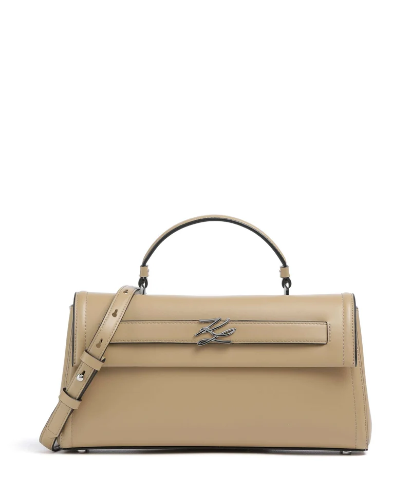 Karl Lagerfeld K/Autograph Small Borsa a mano dijon