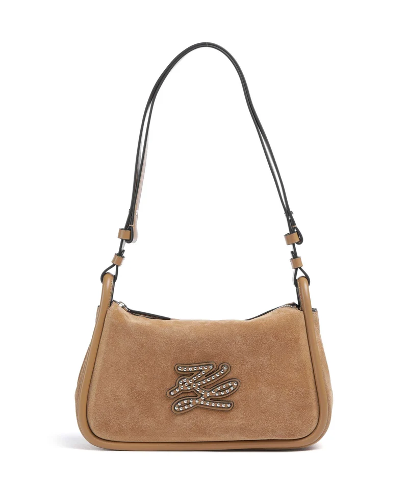 Karl Lagerfeld K/Autograph Patch Borsa a spalla caramel