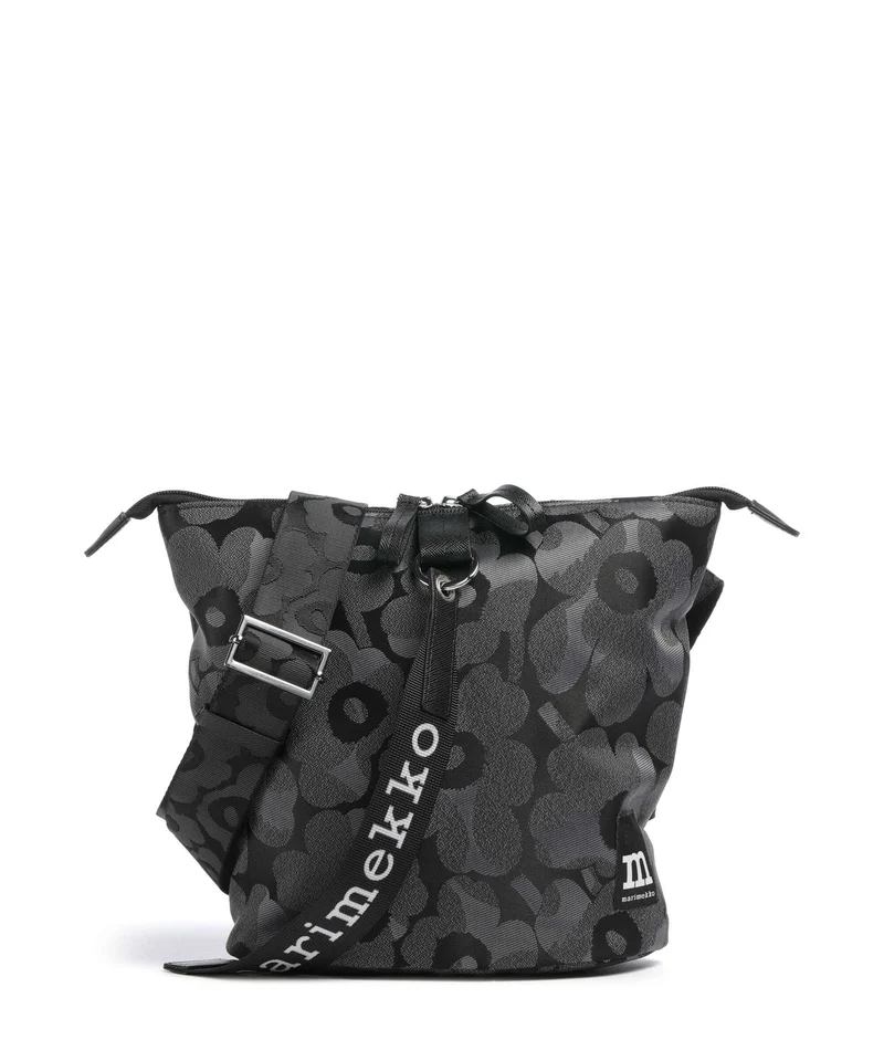 Marimekko Wear All Day Unikko Borsa a secchiello grey/dark grey