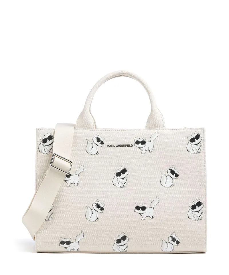 Karl Lagerfeld Ikon Medium Choupette Borsa a mano natural