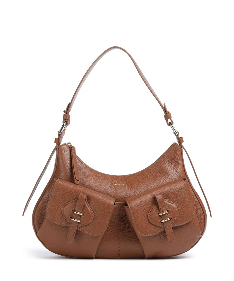 Coccinelle Mavery Pocket Borsa hobo cognac