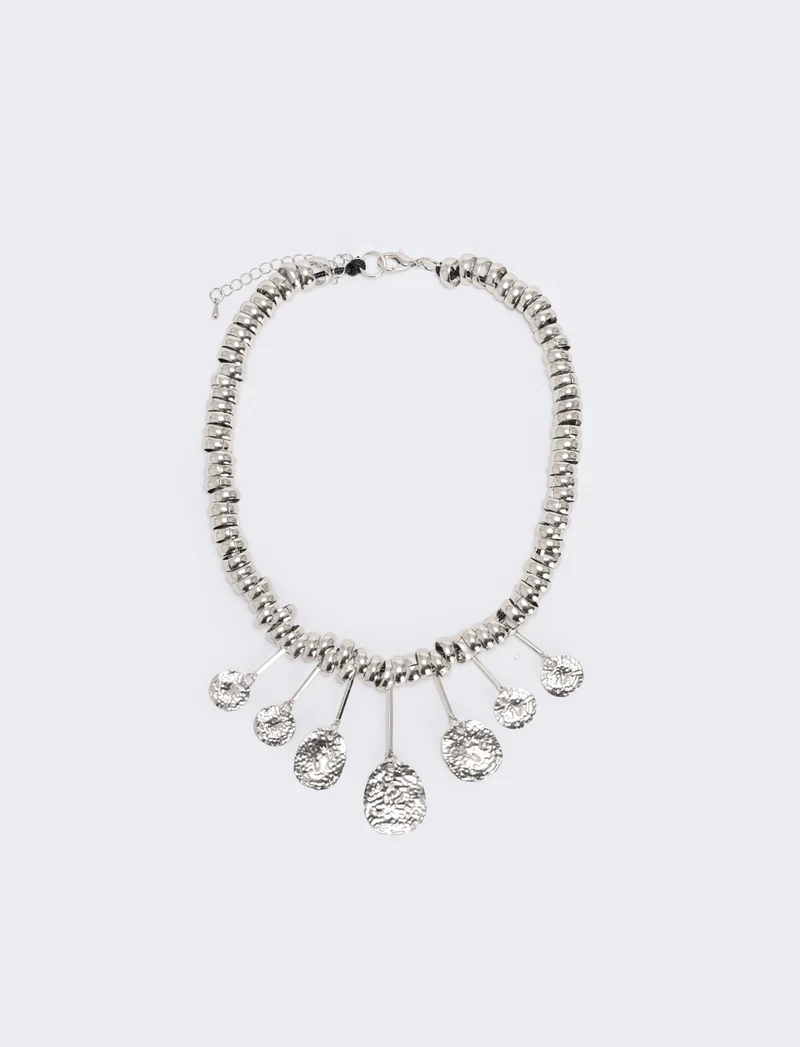 Collana con ciondoli a moneta - Argento