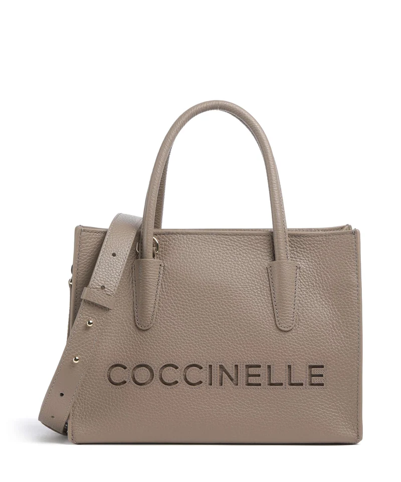 Coccinelle Myrtha Borsa a mano warm taupe