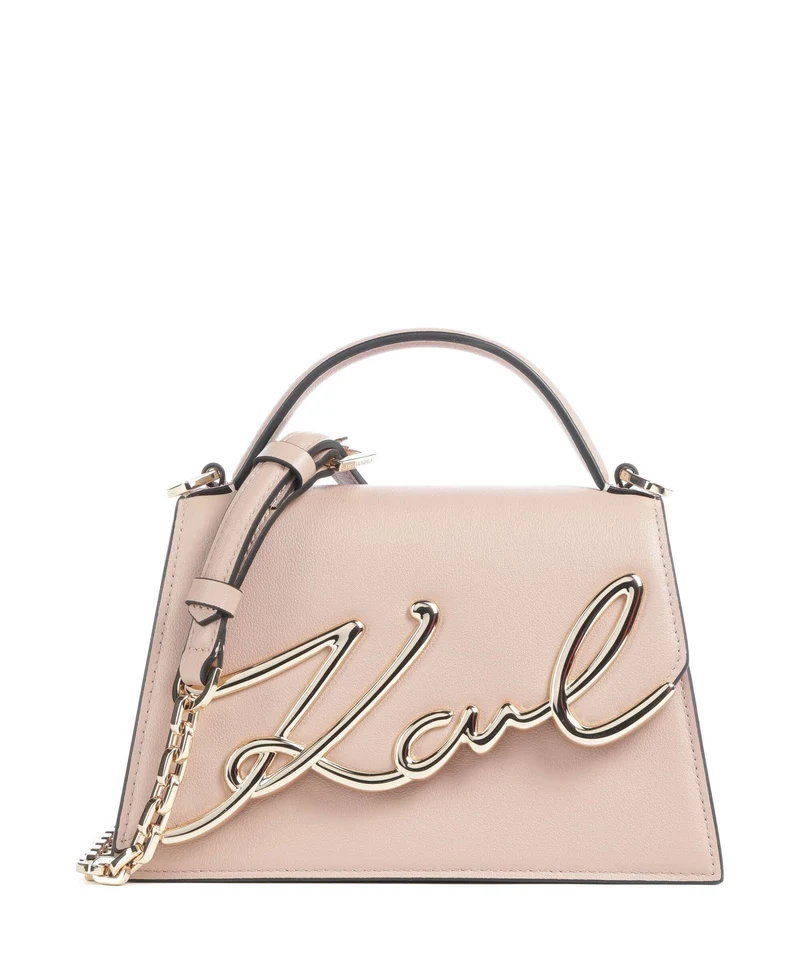 Karl Lagerfeld K/Signature 2.0 Borsa a tracolla nude pink