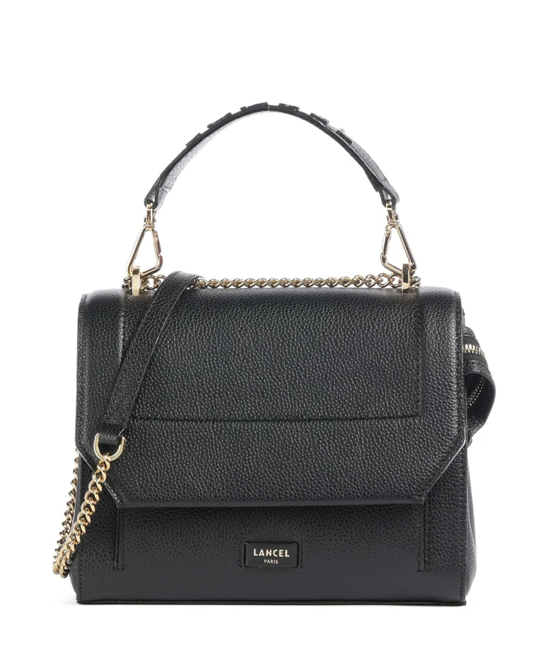 Lancel Ninon M Borsa a spalla black/gold