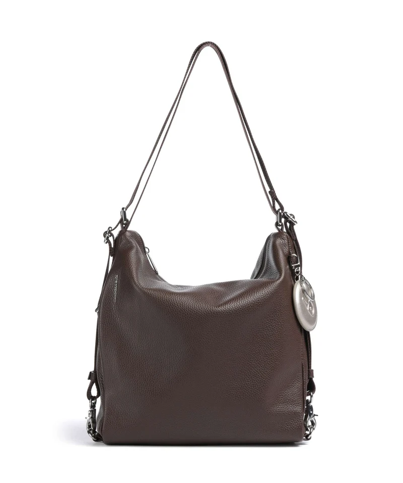 Mandarina Duck Mellow Leather Borsa a zainetto espresso