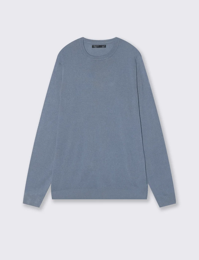 Maglia Girocollo Basic Regular Fit - CARTA DA ZUCCHERO