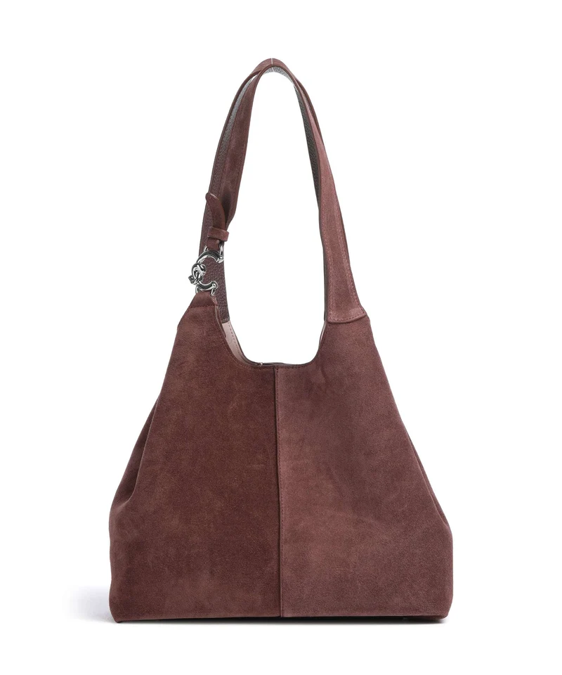 Coccinelle C-Easy Suede Borsa hobo berry