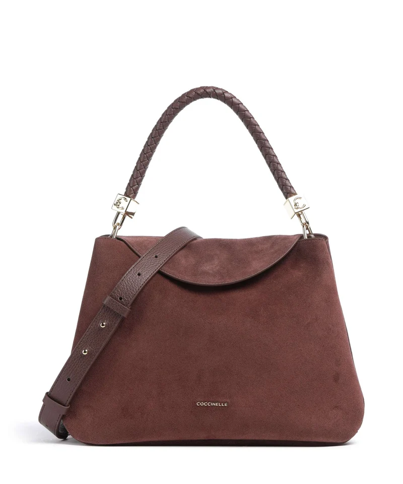 Coccinelle Tiggy Suede Borsa a mano berry