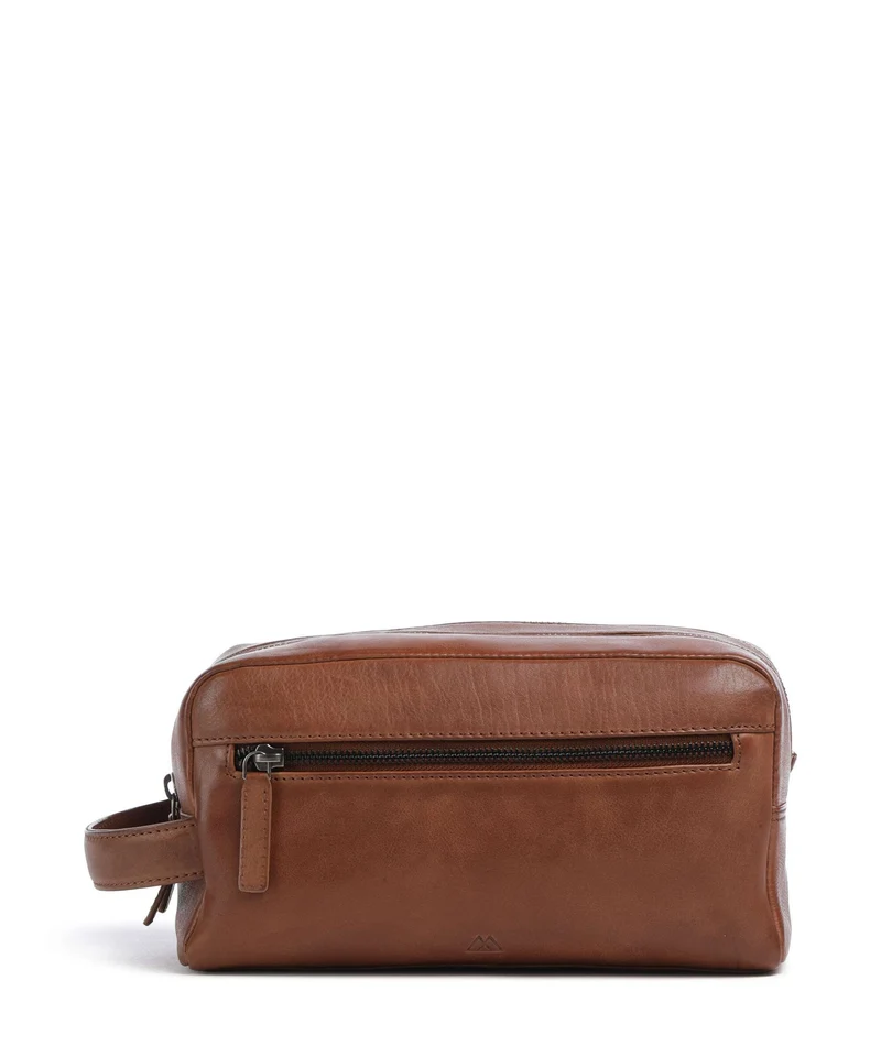 Markberg Everest Borsa da toilette cognac