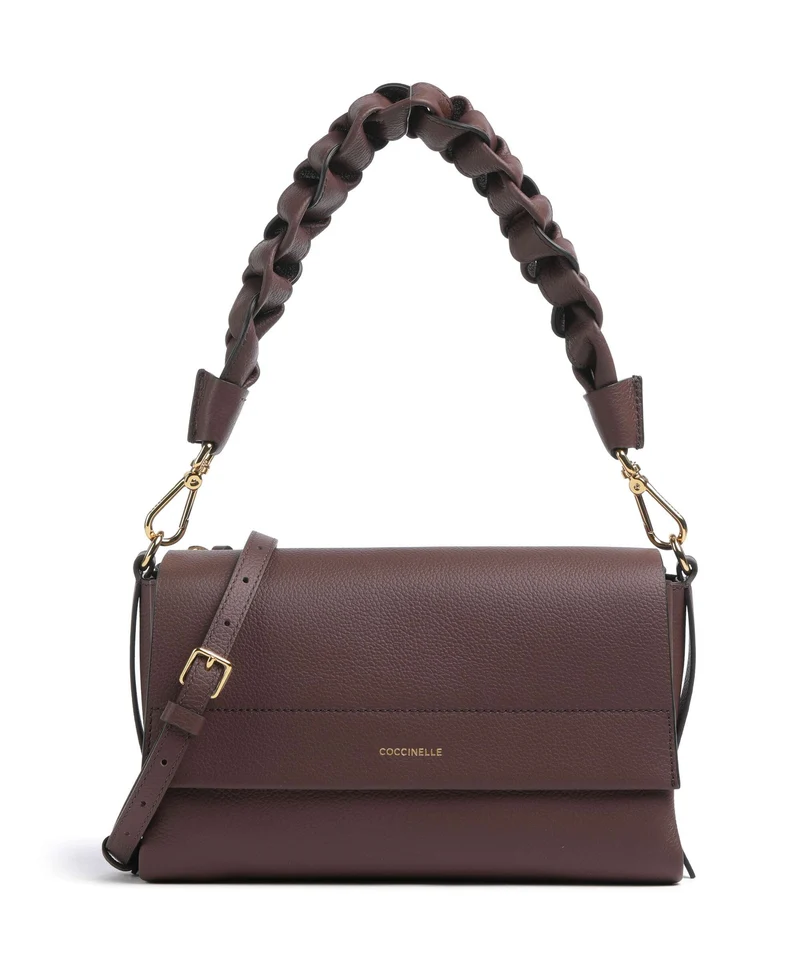 Coccinelle Boheme Grana Double Borsa a spalla berry/winter rose