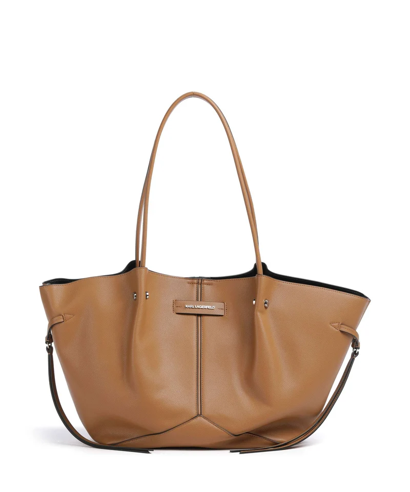 Karl Lagerfeld K/Pierced Medium Borsa shopper caramel