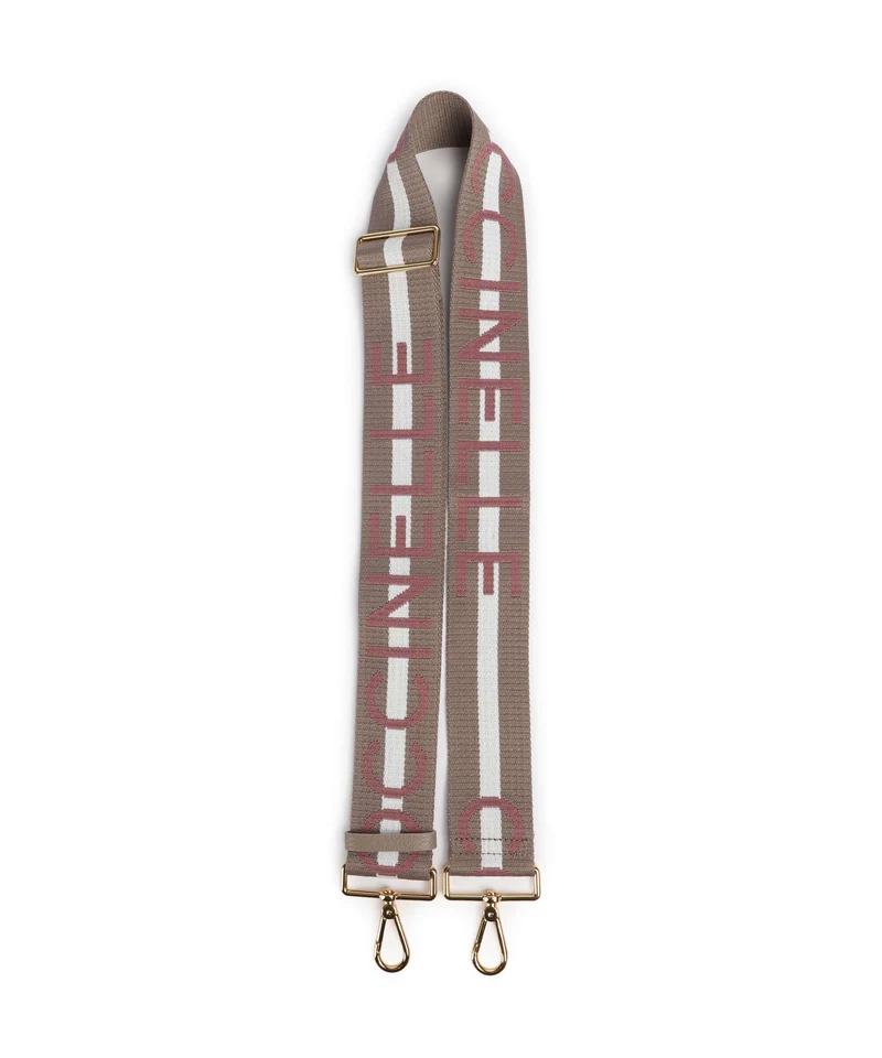 Coccinelle Nastro Signature Tracolla multi new warm taupe