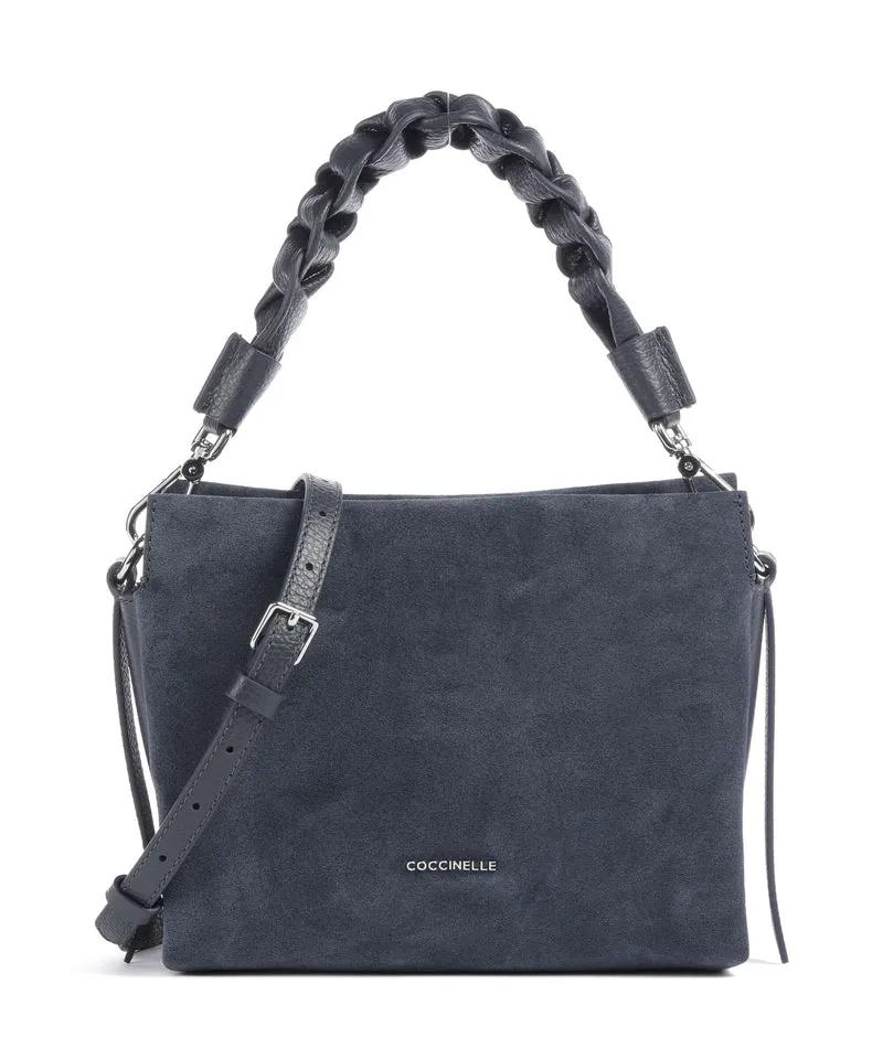 Coccinelle Boheme Suede Borsa a mano midnight blue