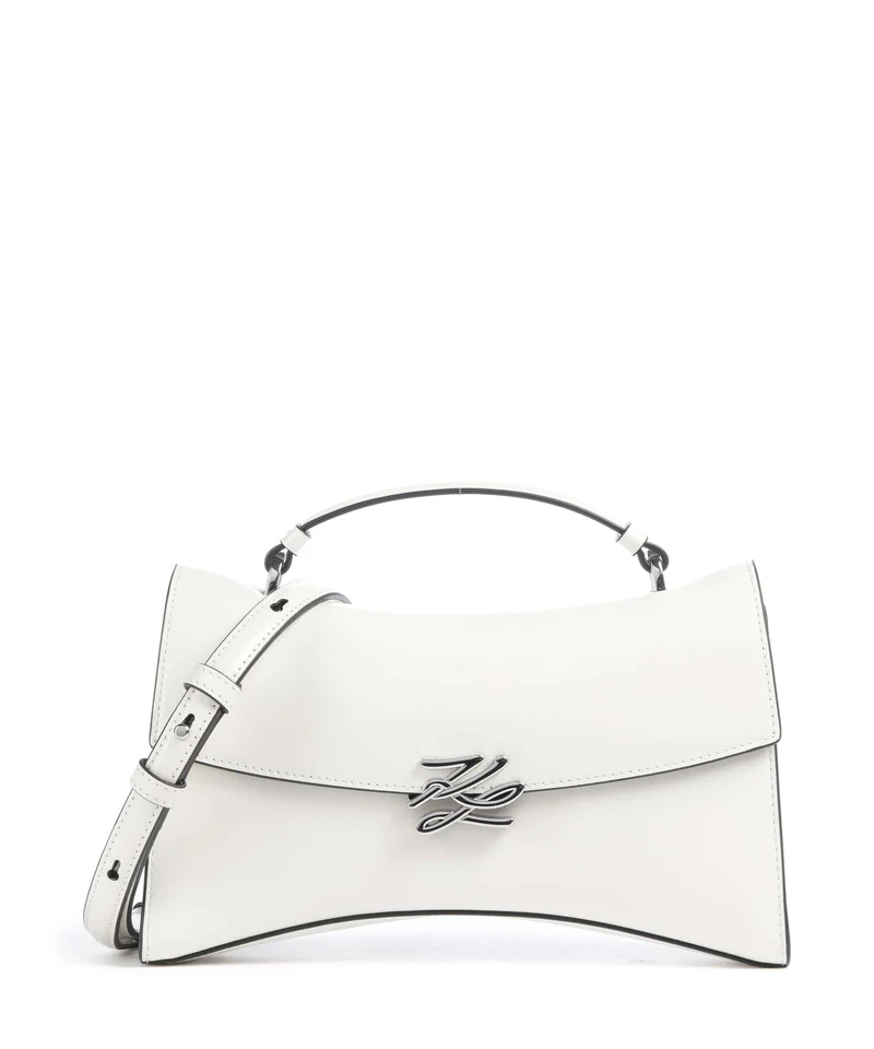 Karl Lagerfeld K/Autograph Borsa a tracolla off white