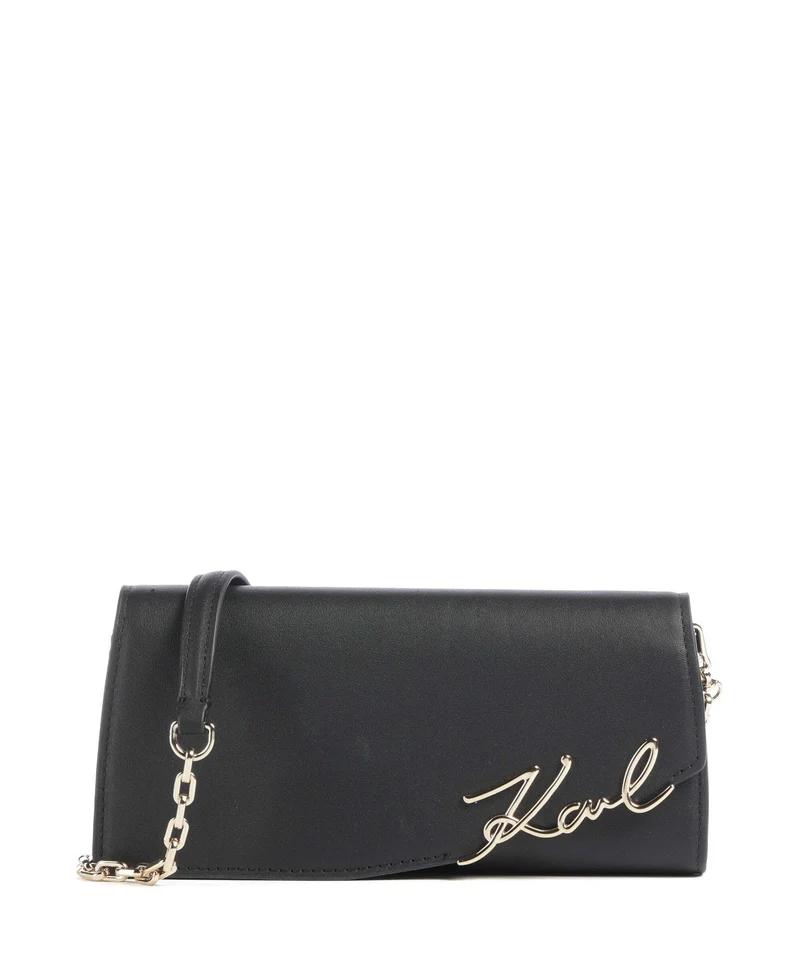 Karl Lagerfeld K/Signature Mini Borsa a tracolla black/gold