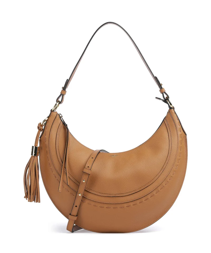 Lancel Hobohème M Borsa hobo camel
