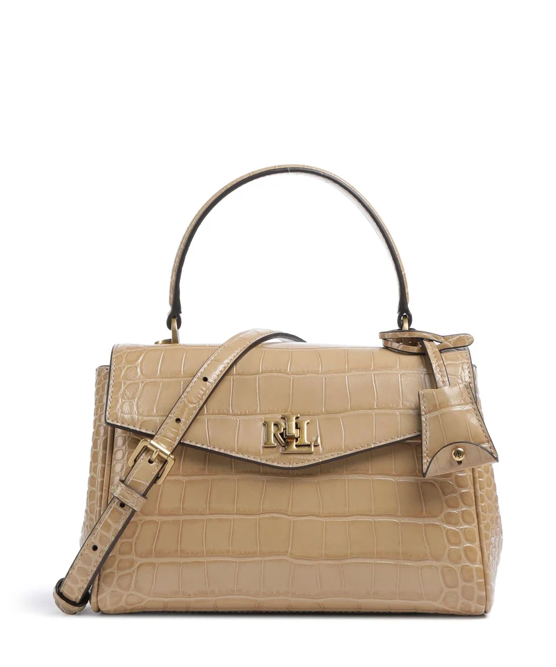 Lauren Ralph Lauren Farrah Small Borsa a mano tan