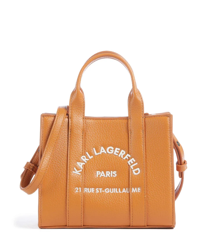 Karl Lagerfeld K/Rue St Guillaume Mini Borsa a mano dark orange/sienna