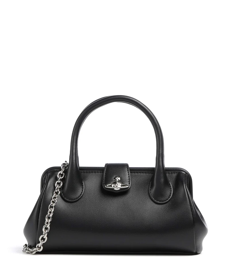 Vivienne Westwood Pamela Smooth Small Borsa a mano black