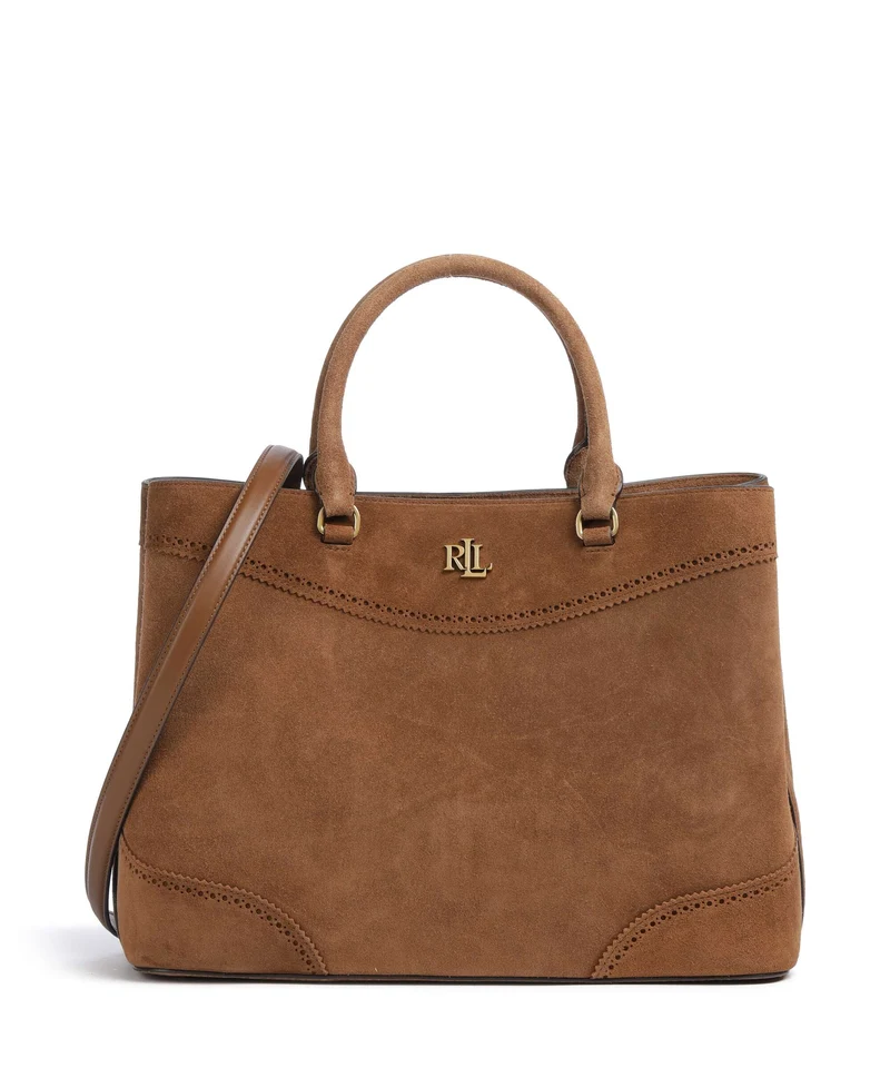 Lauren Ralph Lauren Marcy 36 Borsa a mano light tobacco