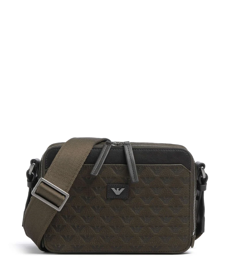Emporio Armani Special Minorca Borsa a tracolla dark olive