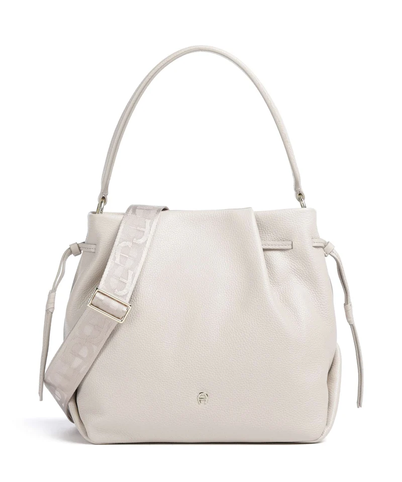 Aigner Paola M Borsa a secchiello fog beige