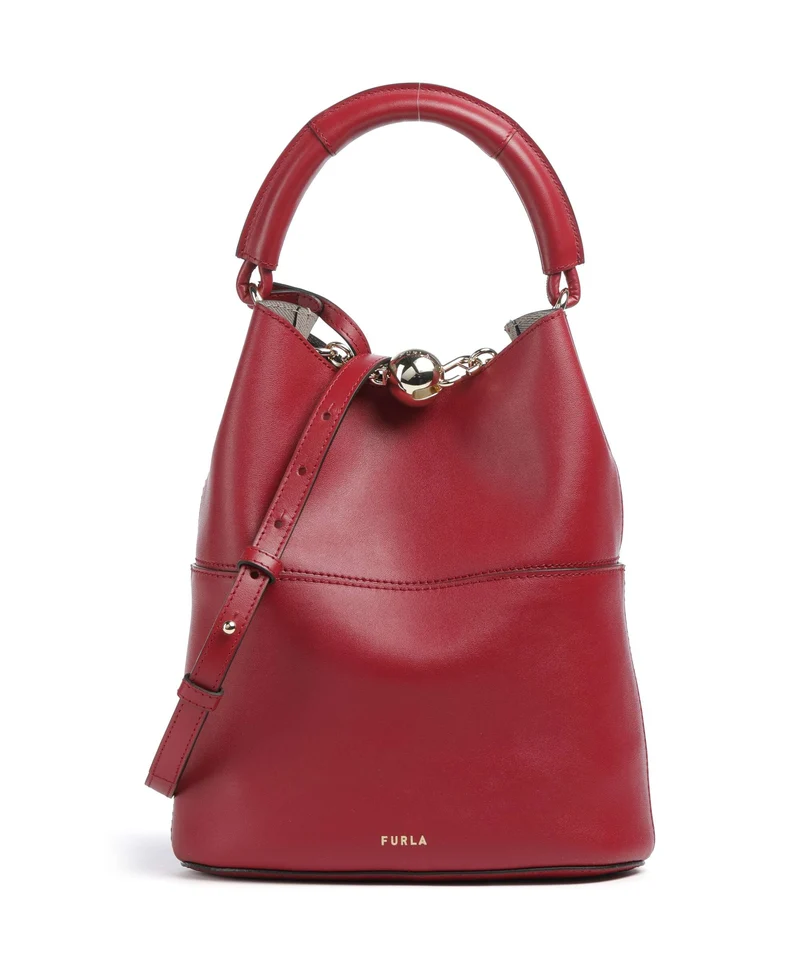 Furla Sfera S Borsa a secchiello lacca/vaniglia