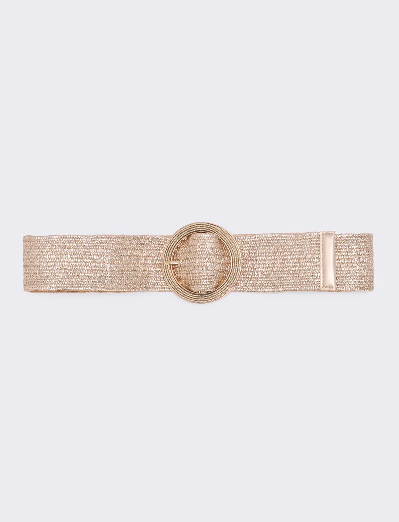 Cintura elastica laminata - Oro
