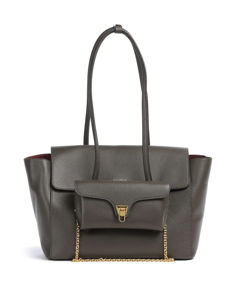 Coccinelle Beat Borsa shopper fango