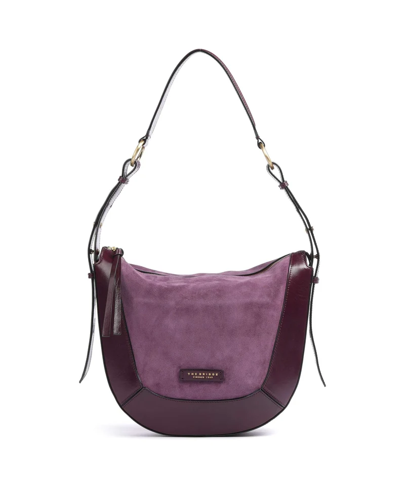 The Bridge Fedora Borsa hobo grape