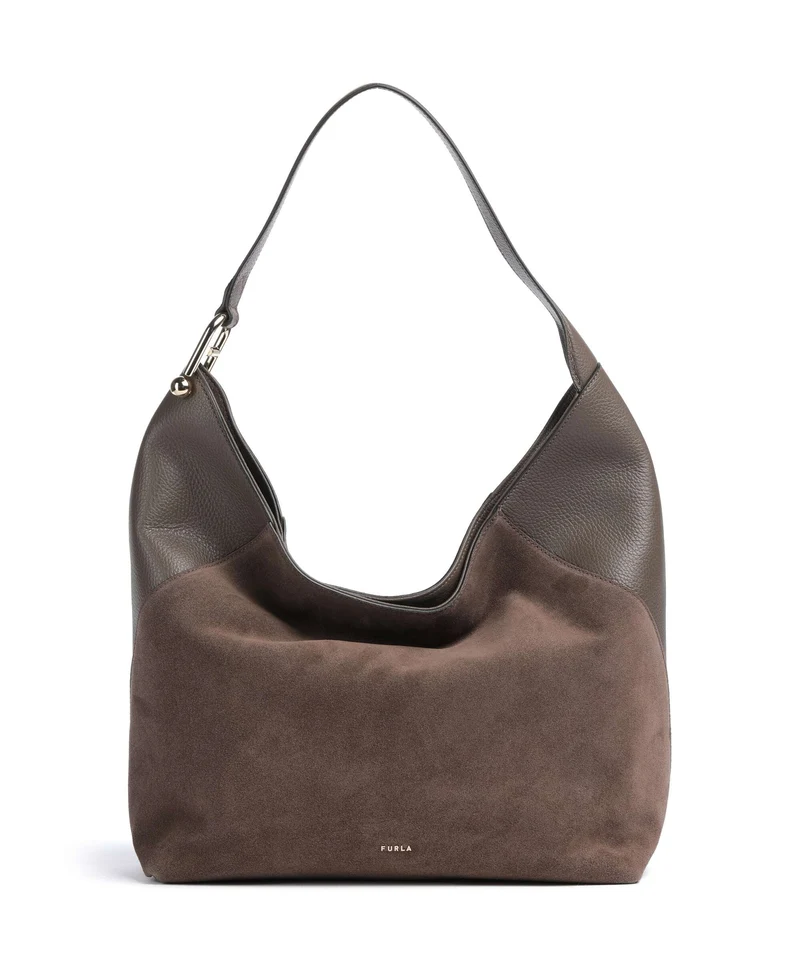 Furla Lara L Borsa hobo toni mogano