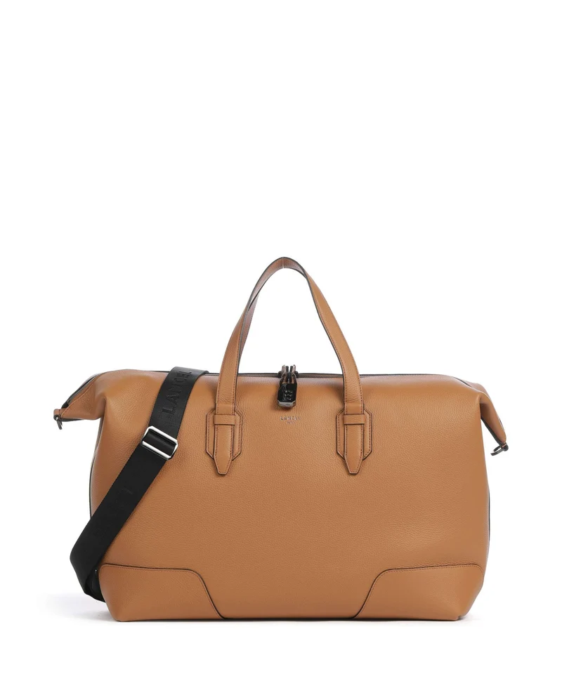 Lancel Charlie Borsone da weekend camel