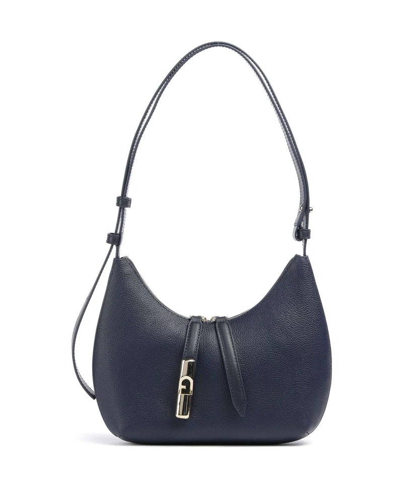 Furla Goccia S Borsa a spalla blu reale