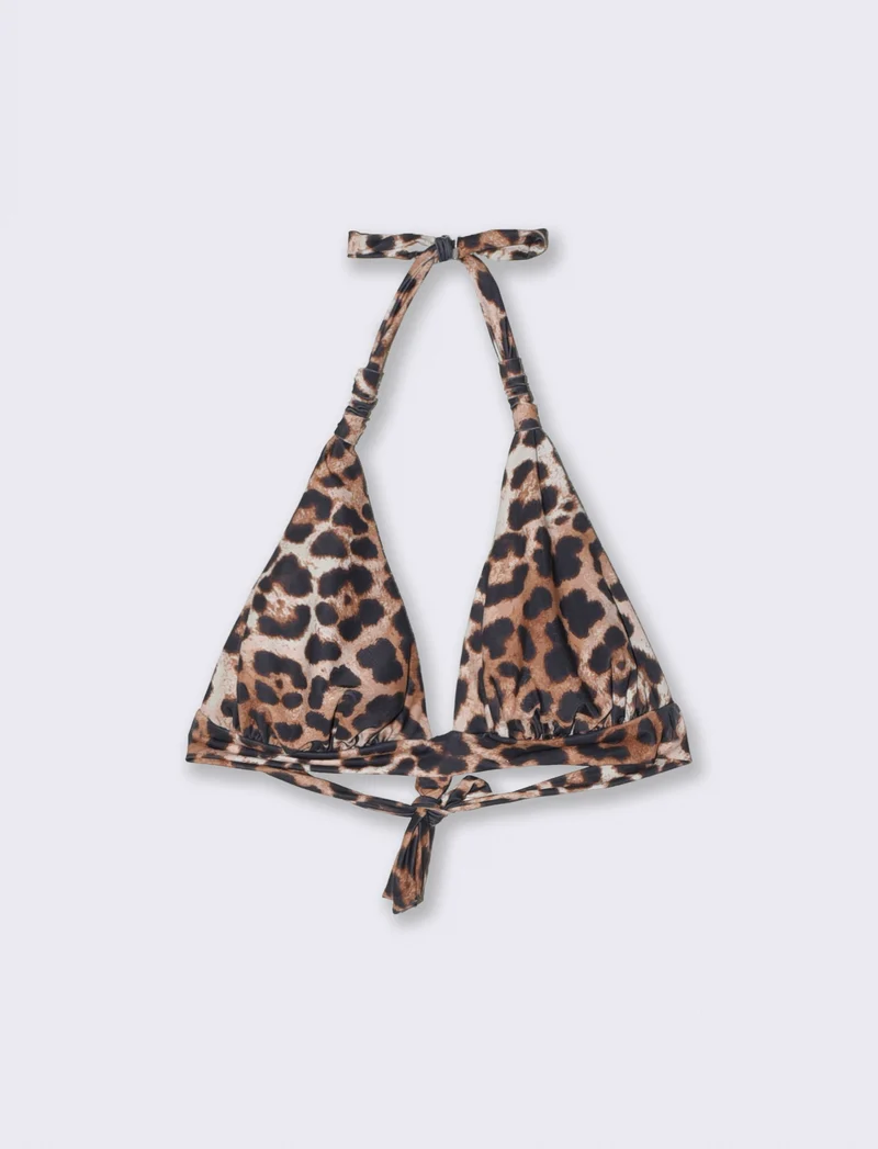 Reggiseno Triangolo Mare Regolabile - Leopardato