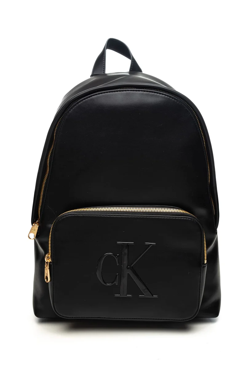Zaino Calvin Klein Ck Backpack Da Uomo Nero In Poliuretano