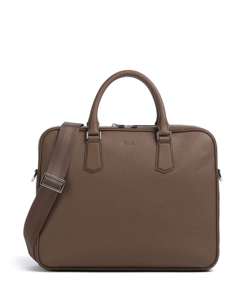 BOSS Crosstown Cartella medium brown