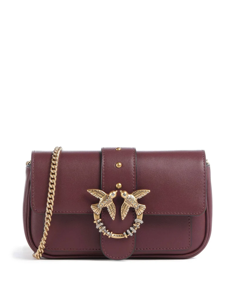 Pinko Love One Pocket New Buckle Borsa a tracolla ribes intenso/antique gold