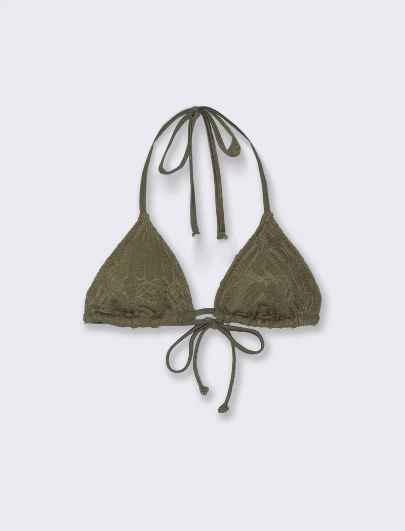 Reggiseno triangolo in uncinetto elegante - Ve.milit.