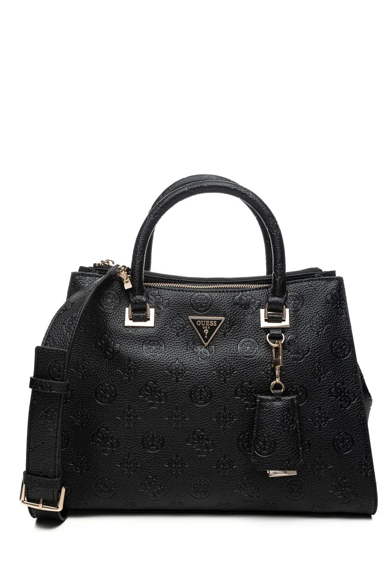 Borsa Guess Cresidia Ii Da Donna Nera In Poliuretano