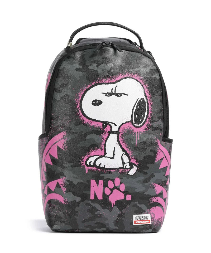 Sprayground Snoopy Pink Stencil Zaino multicolour