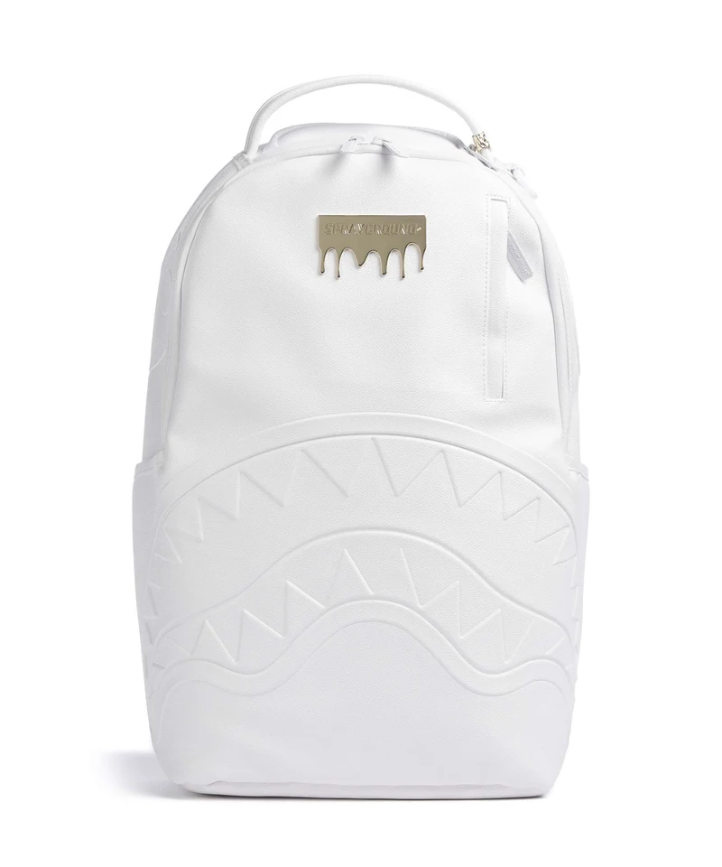Sprayground Gold Brick Luxe White Zaino white