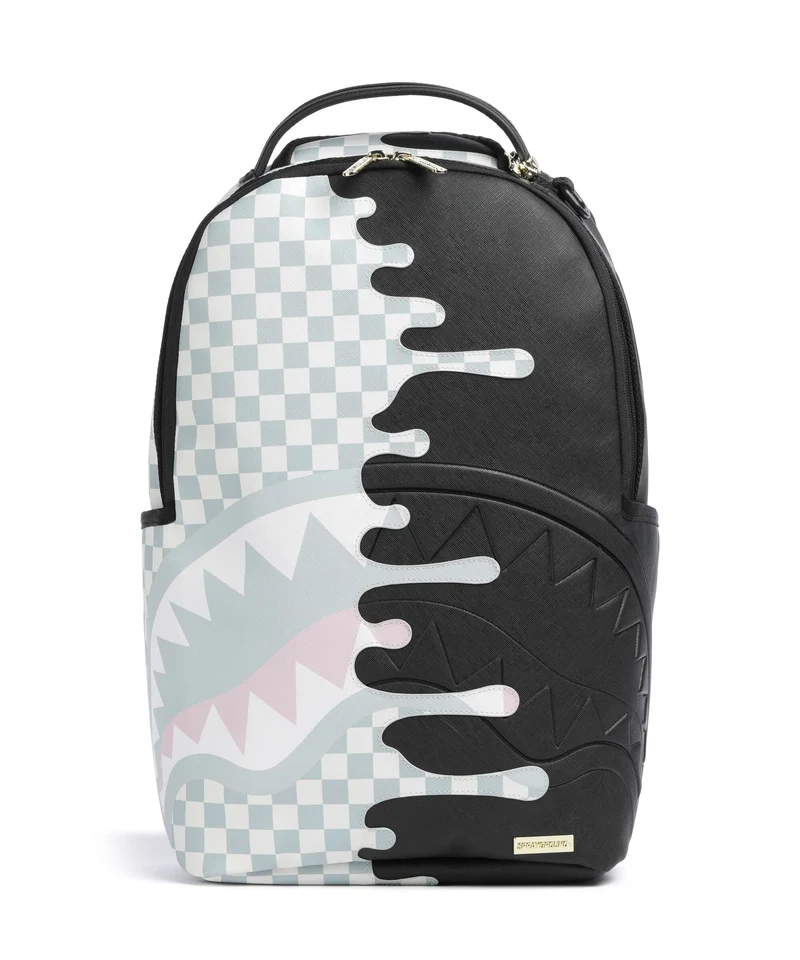 Sprayground Cream Check Side Drip Zaino multicolour