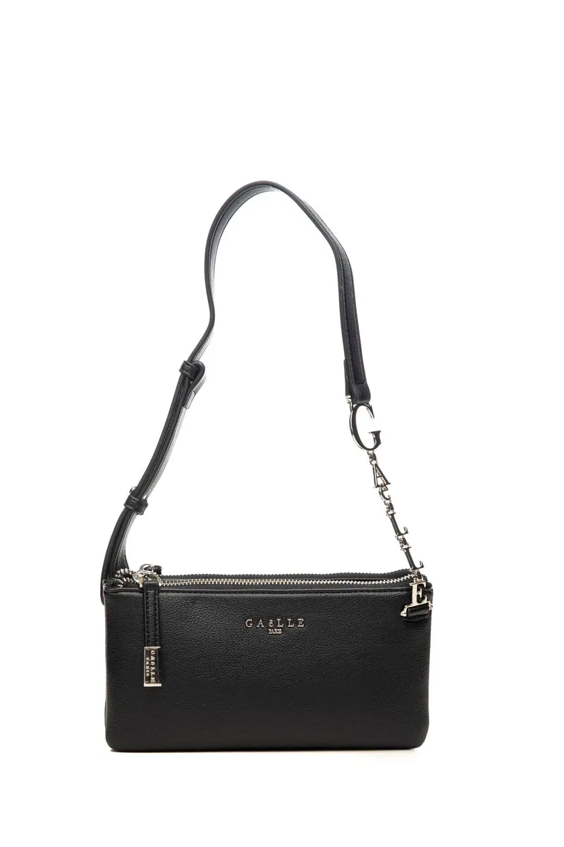 Borsa Gaelle Mini Pochette Attacco Gp Da Donna Nera In Poliuretano