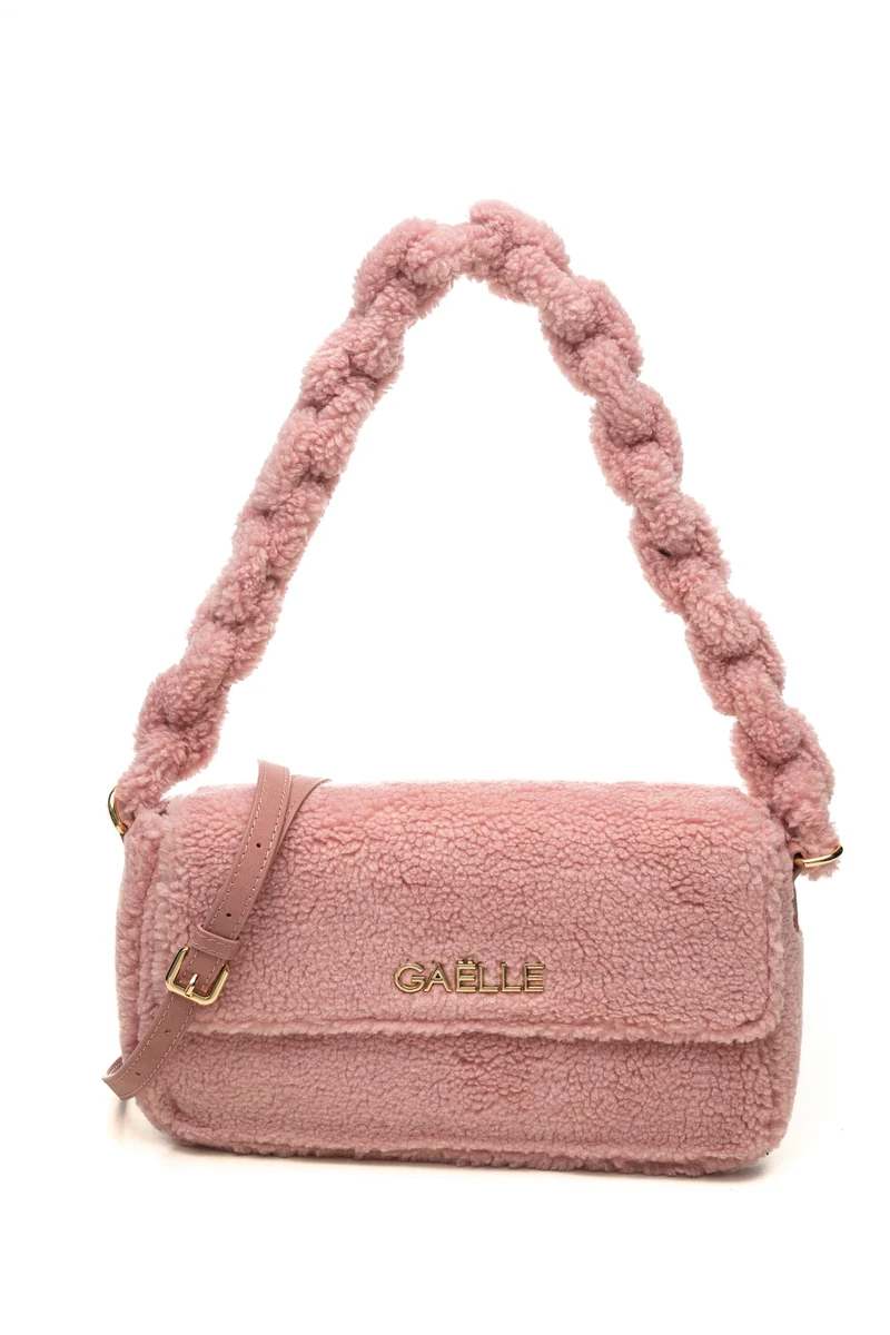 Borsa Gaelle Paris Reg Sh Strap She Da Donna Rosa Confetto In Sherpa