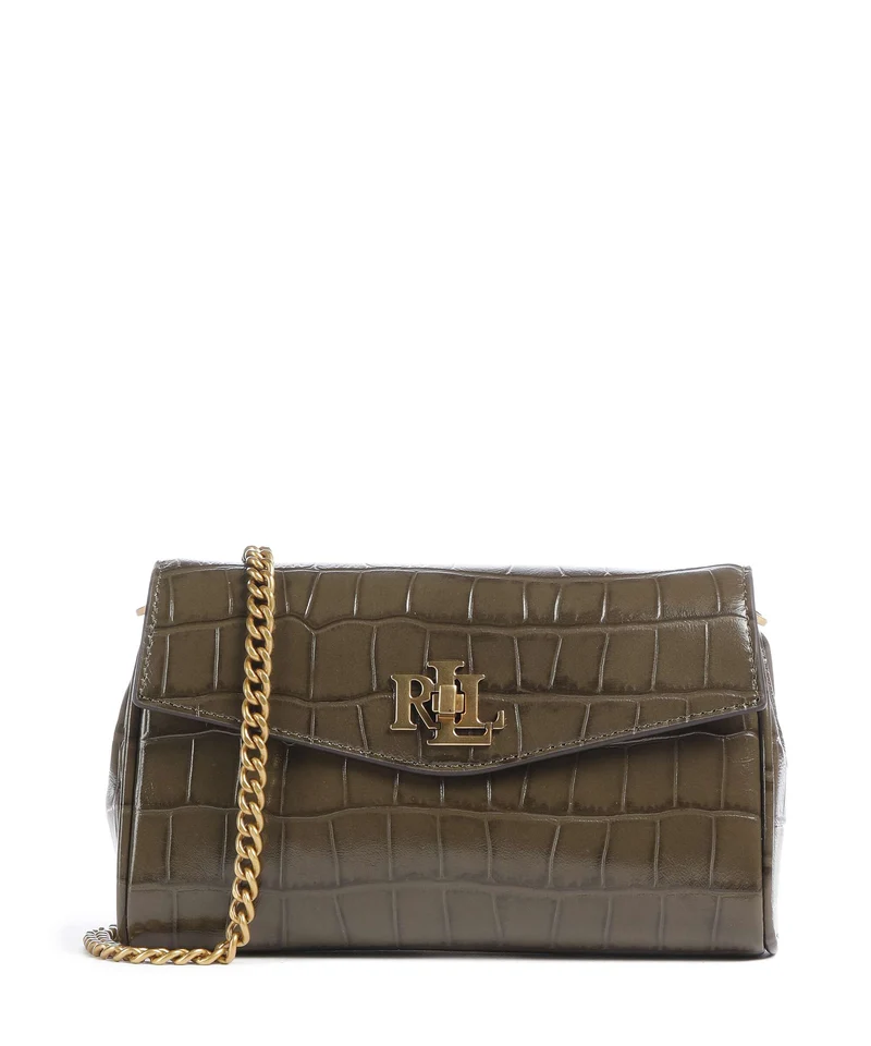 Lauren Ralph Lauren Tanner Large Borsa a tracolla botanic green