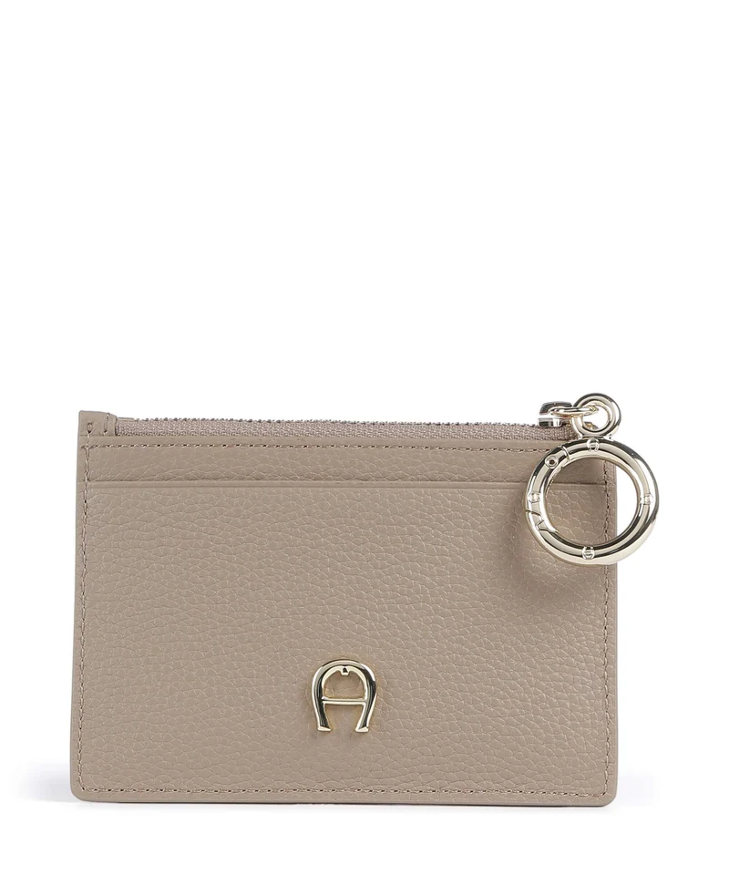 Aigner Zita Porta carte di credito taupe