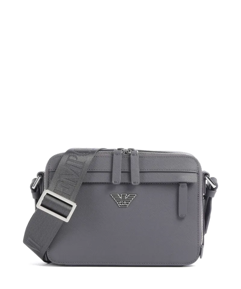 Emporio Armani Business Regenerated Borsa a tracolla grey